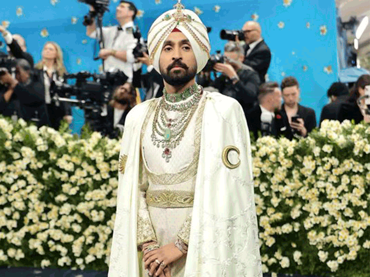 Diljit Dosanjh became number one in Meta Gala 2025 | मेटा गाला 2025 में दिलजीत दोसांझ बने नंबर वन: शकीरा-रिहाना को बेस्ट ड्रेस में पछाड़ा; शाहरुख खान, कियारा-प्रियंका का लिस्ट में नाम तक नहीं