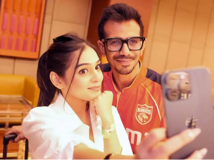 RJ Mahvash social media post after Yuzvendra Chahal hat-trick in PBKS vs CSK IPL 2025 | युजवेंद्र चहल की हैट्रिक पर रूमर्ड गर्लफ्रेंड ने जताई खुशी: RJ महवश ने इंस्टा पर क्रिकेटर की जमकर तारीफ की, बोलीं- आप योद्धा हैं